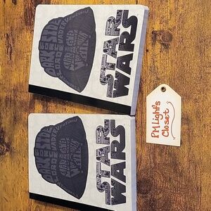 Set of 2 New Star Wars Journals Darth Vader Disney